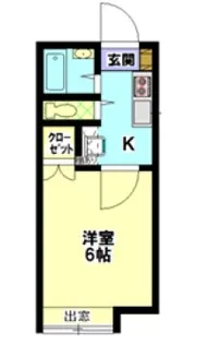 パティオハナミズキ【2階】の間取り