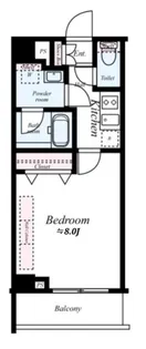 フュージョナル王子RICOTT【4階】の間取り