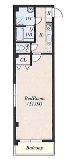 カーサノザキVII【3階】の間取り