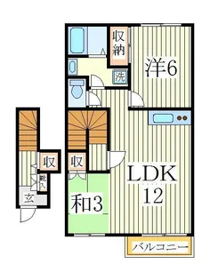 アンサンブルコートB棟【2階】の間取り