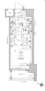 Le aGRANDE横濱戸部【8階】の間取り