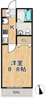 Partire馬橋【2階】の間取り