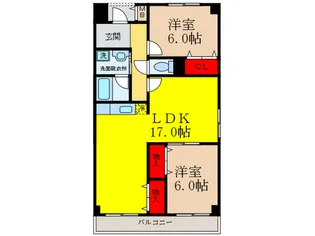 メゾンM&S【5階】の間取り