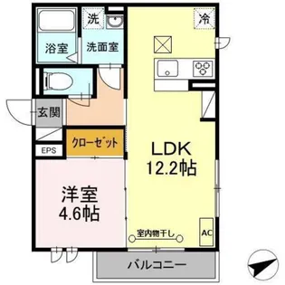 ロイヤルキング【1階】の間取り