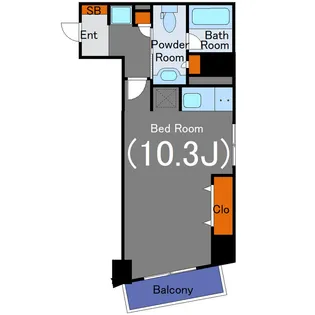 ロワジール三軒茶屋【5階】の間取り