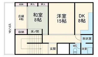 中村商店ビル【2階】の間取り