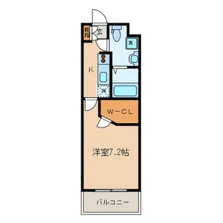 パーシモン芝久保【3階】の間取り