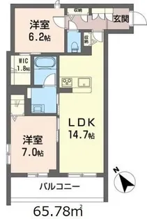 コンフォーザ【3階】の間取り