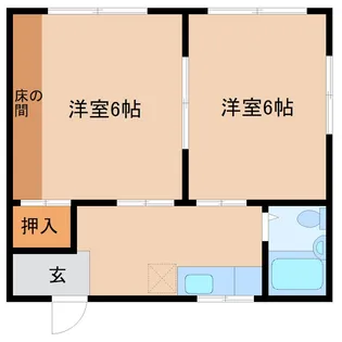 サンハイツ駅南【2階】の間取り