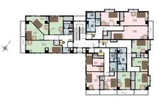 シェアス浦和【2階】の間取り