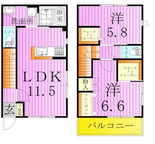 スノーピースの間取り