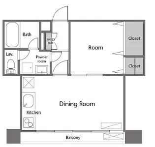 アートハビテーション【10階】の間取り