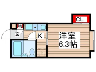 チェーロ轟【2階】の間取り