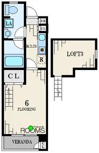 土屋ハウス【2階】の間取り