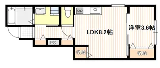 ブロギ―南栄【1階】の間取り