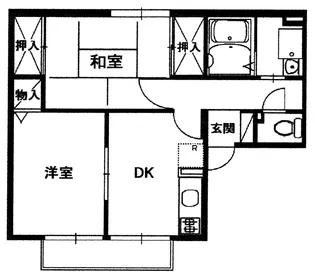 ビレッジみなみ スプリング【1階】の間取り