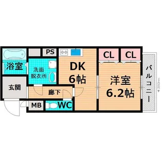 ヌーベルコート【5階】の間取り