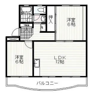グリーンハイツ一木【2階】の間取り