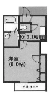 小町メゾン【3階】の間取り