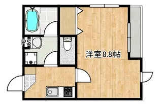 メゾン・リヴ・クレールII【2階】の間取り