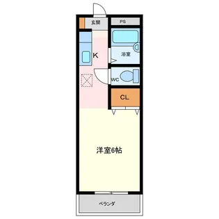 グリンハイツ【2階】の間取り