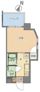 トーマス板良敷【6階】の間取り