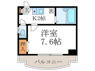 フラットヒロセ【2階】の間取り