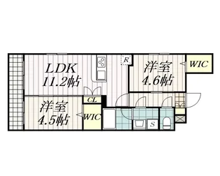 エクサ・スタチオ(Eksa・Stacio)【3階】の間取り