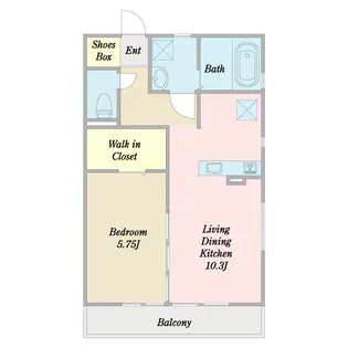 エトワール【1階】の間取り