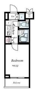 ルーブル溝の口【2階】の間取り