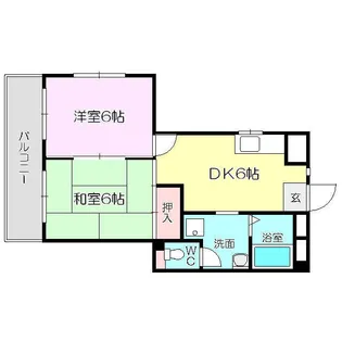 グレースニシオ【3階】の間取り