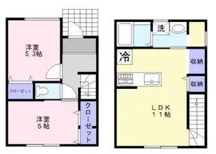 Globe House【1階】の間取り