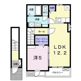 プレジールII【2階】の間取り