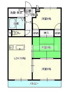 ルミエール稲葉【3階】の間取り