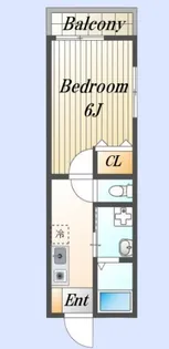 メゾンミユキI【3階】の間取り