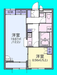 グリーンヒル【2階】の間取り