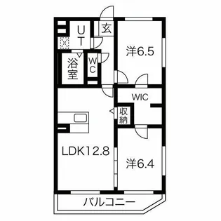 フィオーレ西川田【2階】の間取り