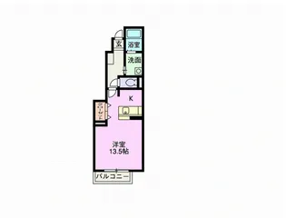 セレーノA【1階】の間取り