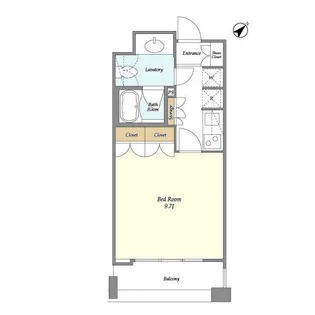 オーキッドレジデンス神楽坂【3階】の間取り