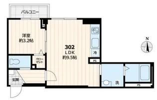 グランパーク本所【3階】の間取り