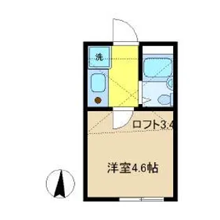 シャンテ立花II【1階】の間取り