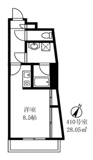 ガーデンハウス東高円寺【4階】の間取り