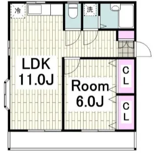 メゾン石原II【2階】の間取り