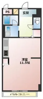 パルロイヤル東島田【10階】の間取り