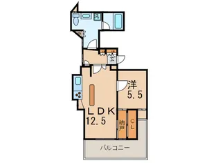 コンフォリア碑文谷【1階】の間取り