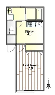 ハイムT・C【1階】の間取り