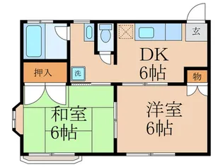 小林ハイツ【2階】の間取り