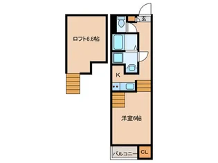 ハーモニーテラス四番II【2階】の間取り