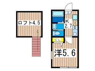 シンフォーティア【2階】の間取り