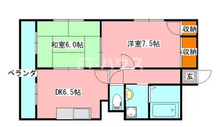 メゾンミカド【3階】の間取り